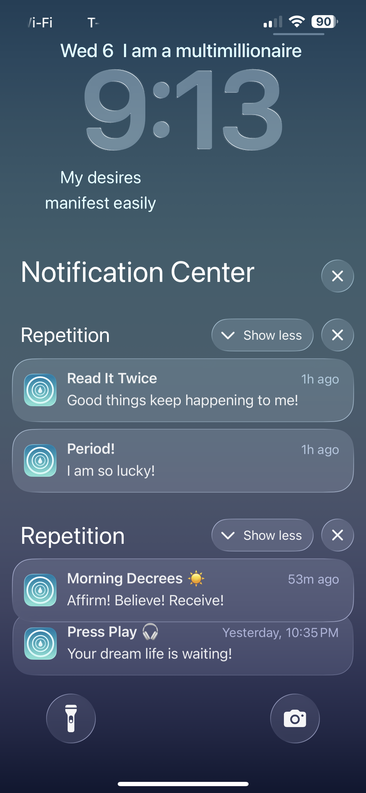 Notification settings